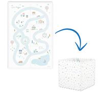 Tapis puzzle 3 en 1 Tiloo Village (120 x 180 cm)