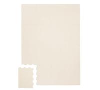 Tapis Puzzle bébé 3 Sprouts - Tapis Puzzle en Mousse - Dalle en Mousse pour bébé pour Jouer, Salle de Sport, Tapis de Jeu - Crème