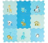 Tapis puzzle bébé - BIECO - 19003764 - 18 pièces - Mousse sans substances nocives - Pièces chiffres 1-9
