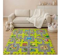 Tapis Puzzle de Rue en Mousse EVA - LITTLETOM - 9 Pièces - Multicolore - Pour Chambre Bébé Mixte