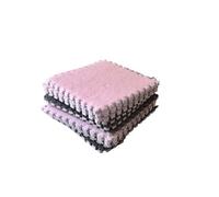 Tapis Puzzle en Mousse Douce Tapis en Peluche Doux Eva Mousse Puzzle Chauds imbriqués for bébé 30 * 30 * 1 cm(Color 6,10Pcs)