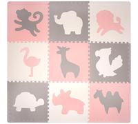 Tapis puzzle élégant Afrique, 9 plaques XXL - 20% plus épais et doux - Sans substances nocives, odeur ni entretien compliqué