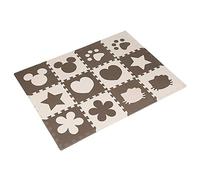 Tapis Puzzle Mousse Bébé, 12 Pièces Dalle Mousse Bébé avec 6 Modèles de Dessin Animé, Matériel: EVA, Épaisseur 1cm (12 Pièces)