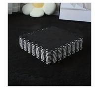 Tapis Puzzle Mousse Ensemble de 12 Tapis Puzzle en Peluche, carrés Doux et emboîtables for Une Protection Confortable dans n'importe Quelle pièce(12PCS Black)