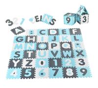 Tapis puzzle pour bébés et enfants Bleu