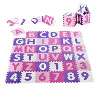 Tapis puzzle pour bébés et enfants Rose