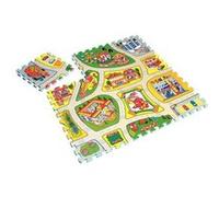 Tapis puzzle routier de sol