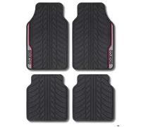 Tapis PVC bande rouge SPARCO (x4)