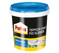 Pattex 1493277 Colle à dispersion "Moquette & PVC - Universel" 1 Kg, Blanc