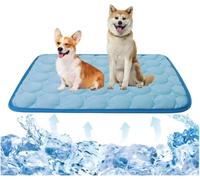 Tapis rafraîchissant auto-rafraîchissant pour chien - Vainqueur du test - Résistant à l'abrasion et aux morsures - Lavable - Lit rafraîchissant pour chien et chat - Tapis rafraîchissant pour chien et