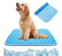 Tapis rafraîchissant auto-rafraîchissant pour chien, vainqueur du test - Résistant à l'abrasion et aux morsures - Lavable - Lit rafraîchissant pour chien et chat - Tapis rafraîchissant pour chien et
