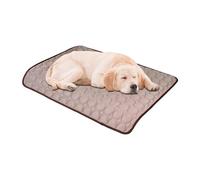 Tapis Rafraîchissant Chien Tapis de couchage lavable | Tapis auto-refroidissant 100 x 75 cm Convient Aux Chiens De Petite, Moyenne Et Grande Taille, Et Chiots, Literie, Cage,