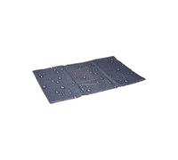 Tapis rafraichissant Chien - Gris 100x60 cm - Polyester avec Gel et Mousse - imperméable - Pliable - Facile à Nettoyer - été - Type Tapis rafraichissant Chat