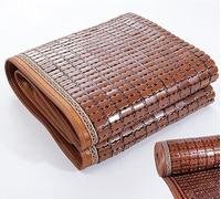 Tapis rafraîchissant pliable en bambou pour lit, matelas d'été respirant, facile à nettoyer, parfait pour la maison et le dortoir, idéal pour les nuits chaudes et un sommeil confortable