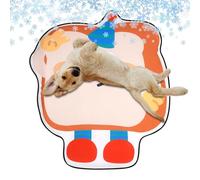 Tapis rafraîchissant pour Animal de Compagnie, Tapis rafraîchissant pour Chat, Matelas imperméable en Soie glacée, Repos Confortable pour Petits Animaux, Chiot d'intérieur, Vie par Climat