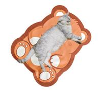 Tapis Rafraîchissant Pour Animaux De Compagnie - Coussin De Couchage Rempli | Coussin De Refroidissement Résistant À L'usure, Ours Chat, Dessin Animé, 11,81x14,96x0,79 Pouces, Pour Petit, Moyen Et Grand