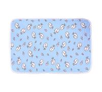 Tapis rafraîchissant pour animaux de compagnie | Tapis imperméable pour chat de 27,5 cm | Tapis de refroidissement automatique pour chats | Coussin de couchage respirant en soie glacée pour chenil ou