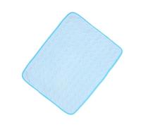 Tapis Rafraîchissant pour Animaux, Léger et Portable, pour Chiot et Chien | Tissu Ice Silk, Usage Polyvalent à Maison, pour Sols, Panier et Voiture, Bleu Ciel