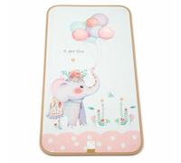 Tapis Rafraîchissant pour Bébé d'Été, 50 cm × 130 | Surface en soie glacée, Tapis en fibre végétale, Pendant les chaleurs d'été, Pour parents attentifs