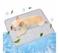 Tapis Rafraichissant Pour Chien Chat, Imperméable Tapis Fraicheur Chat Chien, Peut Être Utilisé Pendant Plusieurs Heures En Continu, Refroidit Rapidement Et Est Facile À Nettoyer (Gris, XS: 30*22cm)