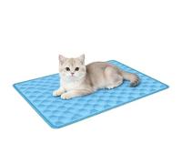 Tapis rafraîchissant pour chien - Coussin antidérapant 35,4 x 19,7 pouces, matelas de refroidissement pour chiot, couverture d'été portable | Réducteur de température de panier de caisses de sommeil d