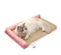 Tapis Rafraîchissant pour Chien - Coussin Doudou pour Chiot,Coussin Frais pour Chiot et Chat d'Extérieur et Intérieur - Matelas de Sommeil Aéré