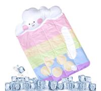 Tapis rafraîchissant pour chien | Coussin rafraîchissant en gel pour chiens | Hot Days Bite Resistant Bed Animals Couverture confortable pour canapé Sol Fermeture éclair Siège de voiture Voyage Balcon