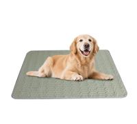 Tapis rafraîchissant pour chien, coussin rafraîchissant respirant et antidérapant en soie glacée pour animaux de compagnie, chien tapis froid lavable lits pliants pour sommeil d'été siestes relaxation