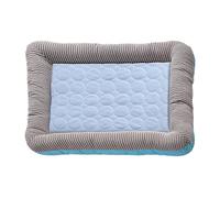 Tapis rafraîchissant pour chien - Ice Silk Cool Pet Pad | Coussin de couchage frais pour chien résistant à l'usure | Tapis en gel activé par pression pour animaux de compagnie de taille moyenne | Lit
