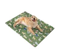 Tapis Rafraîchissant pour Chien,Lit Portable Anti-Scratch Chat - Lit Réfrigérant Chat Et Chien Été - Pour Chiot Moyenne Races Maison Banc Chenil Siège Auto Siège Intérieur Et Extérieur Camping