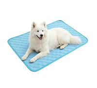 Tapis Rafraîchissant Pour Chien Respirant, pliable, portable, lavable | Tapis de Couchage Chien Caisse Niche Coussin Pour Chiot En Par Temps Chaud À La Plage En Voiture Patio Et Balcon