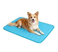 Tapis rafraîchissant pour chien, soie glacée, lavable, respirant et portable | Couverture rafraîchissante pour chien | Pour canapé, lit, sol, boîte de transport, siège auto, niche, petite, moyenne et