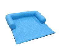 Tapis rafraîchissant pour chien | Tapis de couchage d'intérieur | Oreiller en forme de U antidérapant lavable pour chat de petite et moyenne race, chiot, chaton, niche d'intérieur