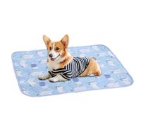 Tapis Rafraîchissant Pour Chien - Tapis Rafraîchissant Pour Animaux De Compagnie - 50x40 Cm Lavable Facilement Transportable Couverture Lit Accessoires Pour Chat Chiots Amis À Fourrure Intérieur Maiso