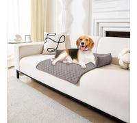 Tapis rafraîchissant pour Chiens et Chats, Lit Froid pour Animaux de Compagnie, Idéal pour Canapé, Panier ou Cage, Refroidissement sans Eau, Lavable, pour Été et Canicule (Gris-b)