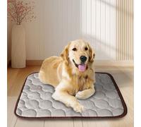 Tapis Rafraîchissant pour Chiens et Chats, Tapis de Refroidissement en Soie Glacée Respirant Non Toxique, Durable Ice Silk Pet Cooling Mats pour Animaux en été