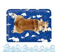 Tapis rafraîchissant pour chiens, tapis en gel rafraîchissant pour transport - Accessoire de repos avec dissipation de la chaleur pour animaux de compagnie sur sol canapé voiture transport maison