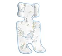 Tapis Rafraîchissant Poussette Insert Respirant Universel Doux | Tapis Poussette Enfant Rafraîchissant Pour Extérieur Promenade Parc Courses Maison Crèche Repos Été Canicule Chaud Dodo