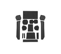Tapis Rainure De Porte Voiture pour Ignis 2017-2022 2023 Antidérapant Fente Porte Tampons Tasse Accessoires D'intérieur Automobile Tapis De Tableau De Bord (Color : Noir)
