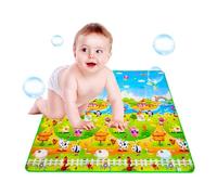 Tapis rampant,Tapis de sol doux pour bébés - Grand tapis de jeu de sol pliable et imperméable pour nourrissons, tapis de jeu en mousse EVA pour, des nouveau-nés aux nourrissons, tapis de jeu Portable