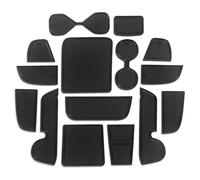 Tapis Rangement pour Vezel HR-V 2021 2022 HRV Joint Fente Porte Antidérapant Tapis Étanche Dessous Verre Accessoires D'intérieur Voiture(RHD-Black)