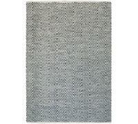 Tapis Rayé Fait Main "Aperitif" Gris 160 x 230 cm Gris G