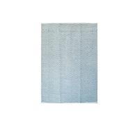 Tapis Rayé Fait Main Aperitif Turquoise 120 x 170 cm Turquoise