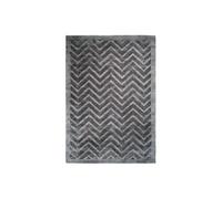 Tapis Rayures à Poils Courts Luxury IV Gris 200 x 290 cm Gris