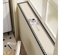 Tapis Rebord de Fenêtre Mobilier Interieur, Tapis Antidérapant Imperméable pour Rebord de Fenêtre pour Baie Vitrée, Meuble Cuisine, Balcon, Anti-Griffures de Chiens Chats(C,30x100cm)