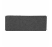Douceur d'Intérieur, Tapis Simeo Rectangle 45 x 120 cm, Tissé uni Anthracite