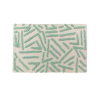Douceur d'Intérieur – Tapis rectangle Athena 60 x 90 cm coton & polyester tufté – Sauge
