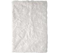 Tapis Rectangulaire 115x170cm Imitation Fourrure Blanche - SANDIO - ALTOBUY Blanc
