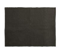 Tapis rectangulaire 130x170 cm pur coton collection MOOREA marron café