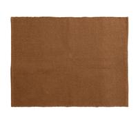 Tapis rectangulaire 130x170 cm pur coton MOOREA marron terre cuite